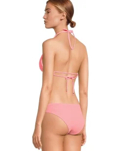 BECCA Modern Edge Rib Mira U Buckle Halter Top Women's