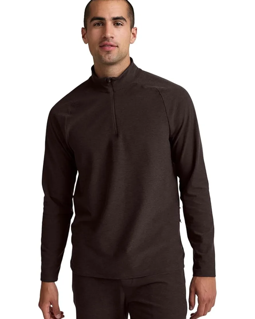 Beyond Yoga Spacedye Terrain Quarter Zip Pullover Men's