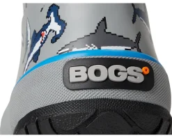 Bogs Kids Rainboot Pixel Shark (Toddler/Little Kid/Big Kid)