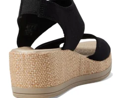 Bzees Reveal Ankle Strap Wedge Sandals Women's