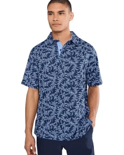 Callaway Chev Botanical Print Polo Men's