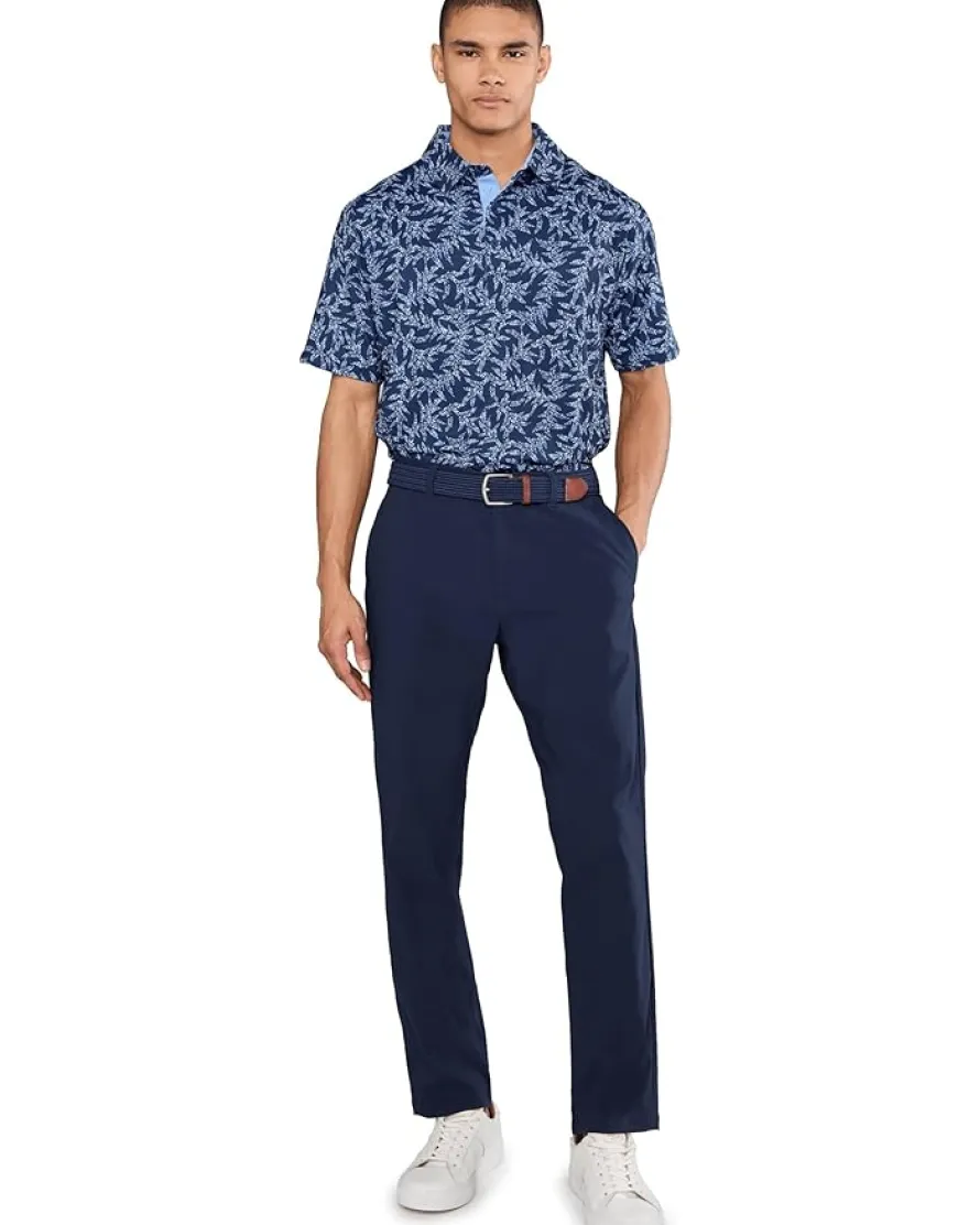 Callaway Chev Botanical Print Polo Men's