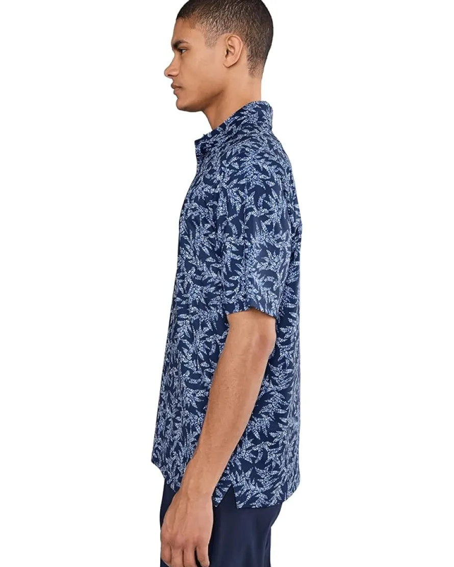 Callaway Chev Botanical Print Polo Men's