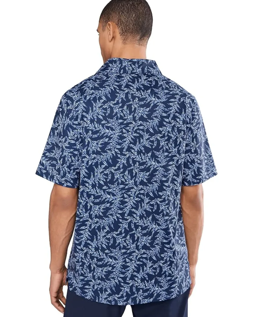 Callaway Chev Botanical Print Polo Men's