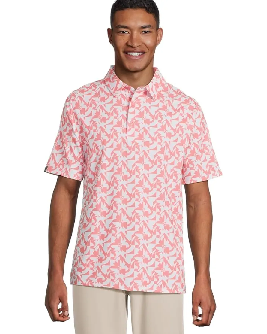 Callaway Layered Floral Polo Men's