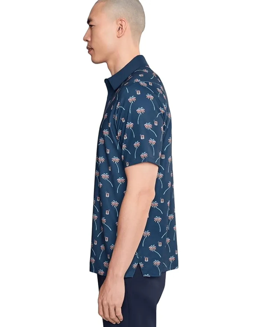 Callaway Ombre Tropical Print Polo Men's