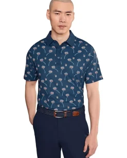 Callaway Ombre Tropical Print Polo Men's