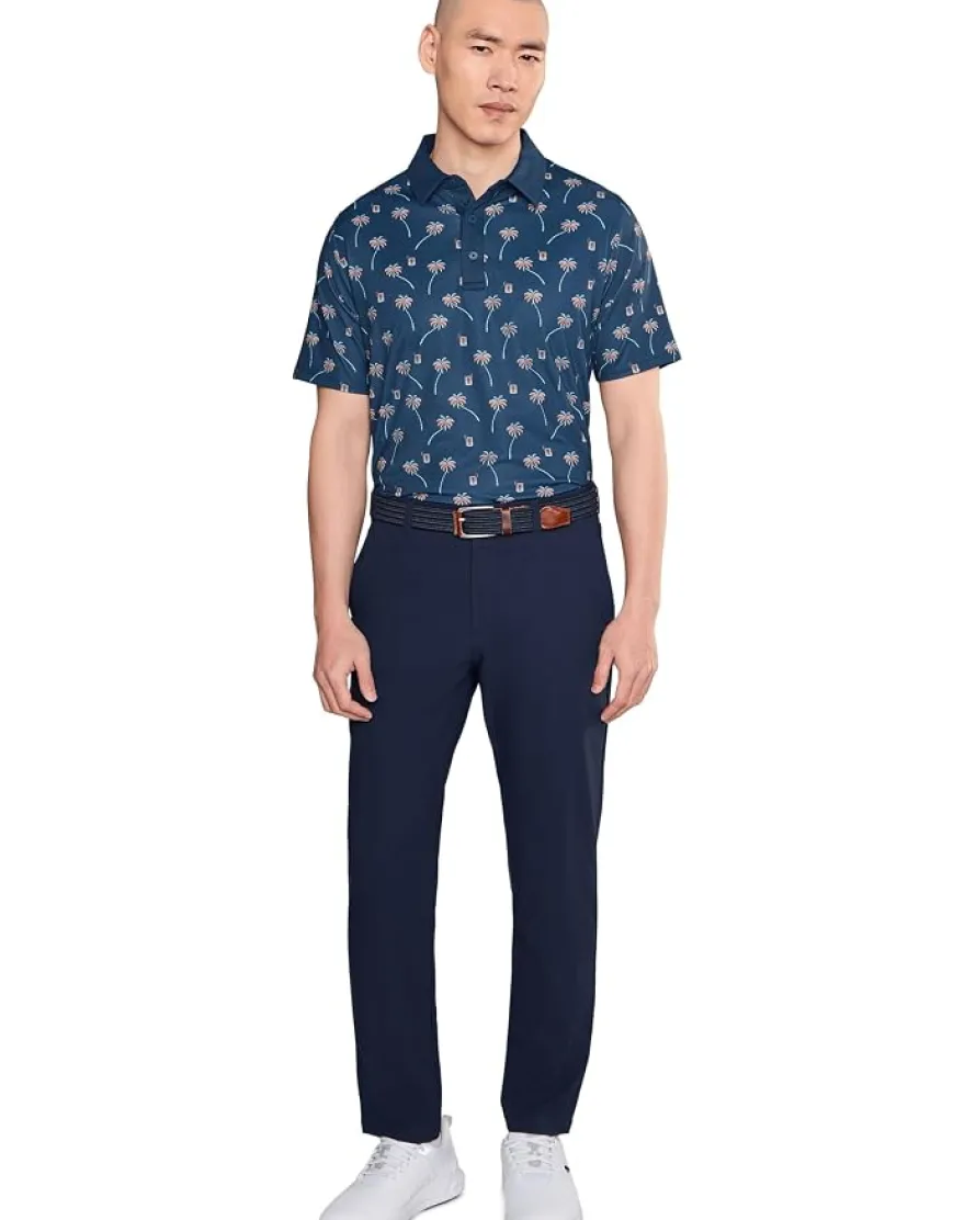 Callaway Ombre Tropical Print Polo Men's