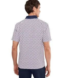 Callaway Resort Geo Print Polo Men's