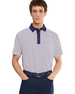 Callaway Resort Geo Print Polo Men's
