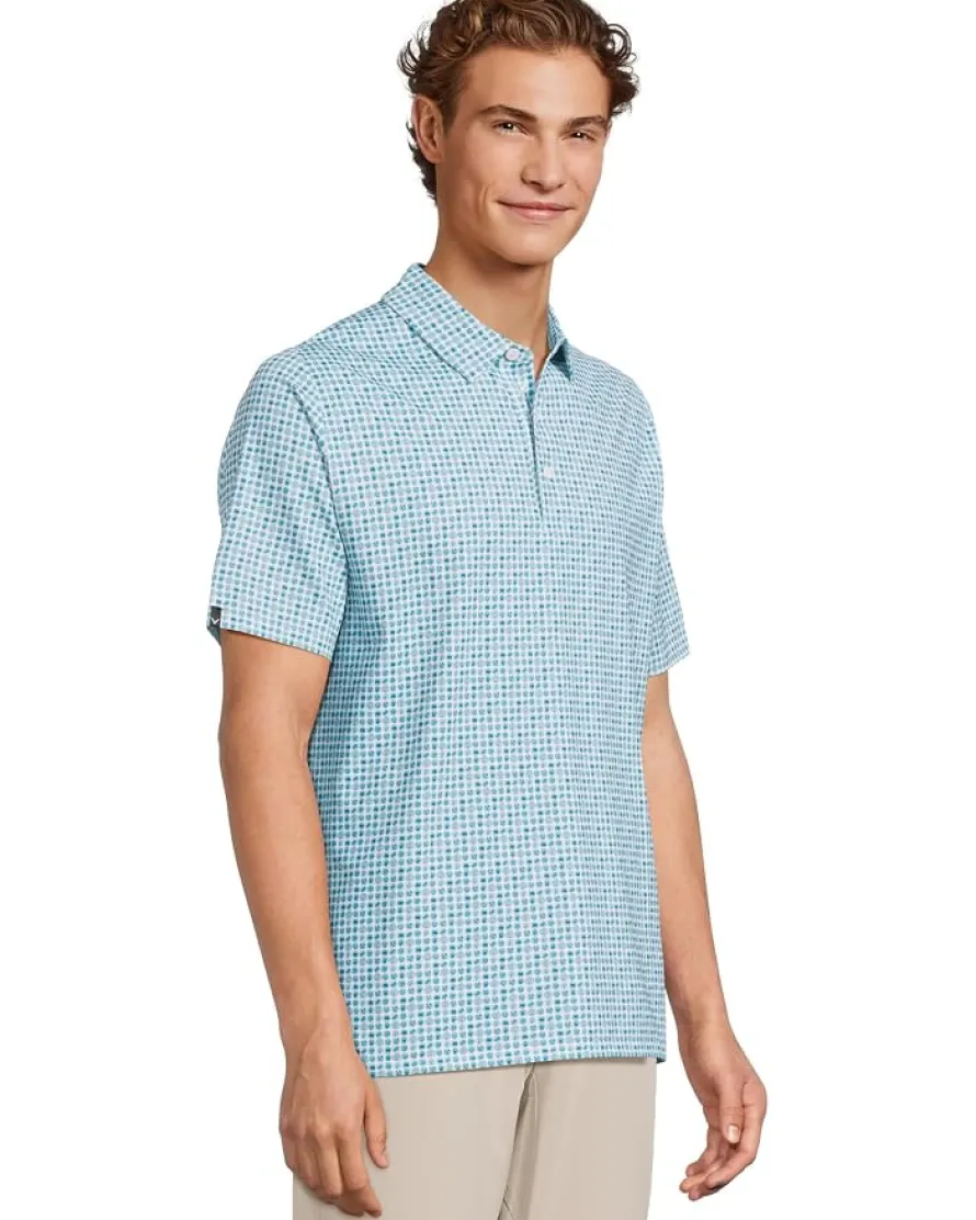 Callaway 18th Hole Food Print Polo Men's