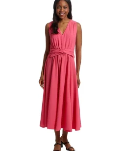 Calvin Klein Gauze Twist Front Aline Women's