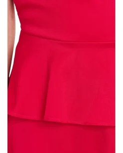 Calvin Klein Off-the-Shoulder Dropwaist Cotton Midi Women's