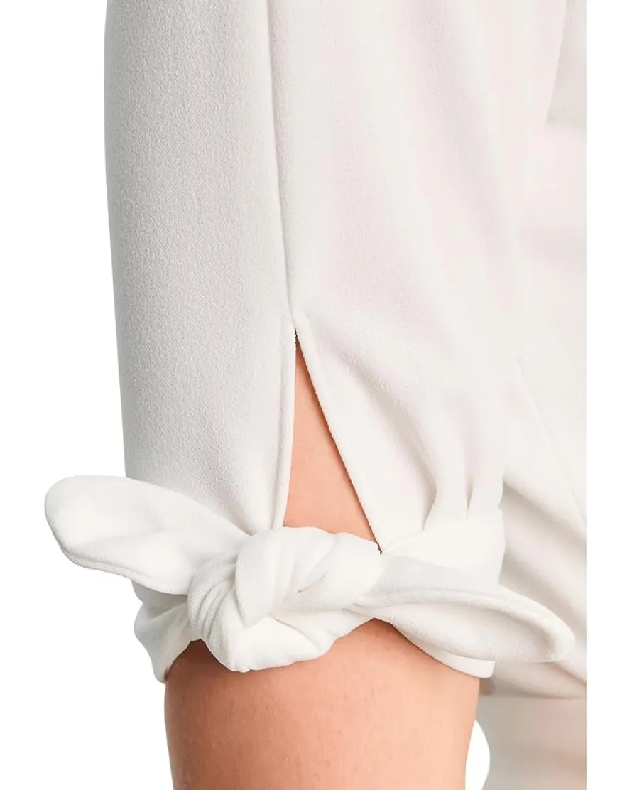 Calvin Klein Scuba Crepe Short Sleeve Self Tie Shirt Dress Women's