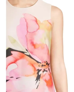 Calvin Klein Scuba Foral Sheath Women's