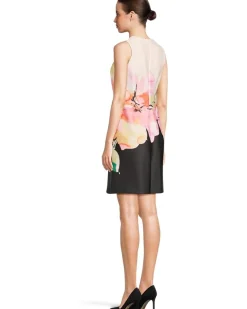 Calvin Klein Scuba Foral Sheath Women's