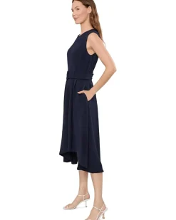 Calvin Klein Sleeveless Belted High Low A-Line Women's