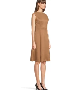 Calvin Klein Sleeveless Zipper Suede Aline Women's