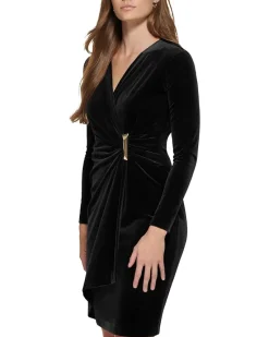 Calvin Klein Velvet Bar Dress Women's
