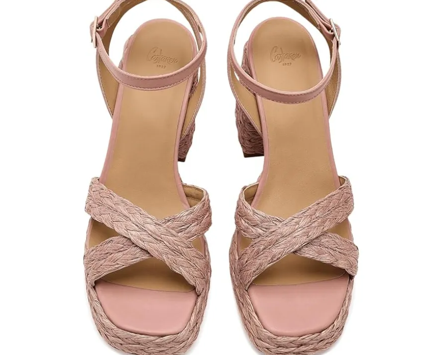 CASTANER Valeriette Raffia Sandals Women's