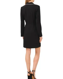CeCe Collared Wrap Dress Women's