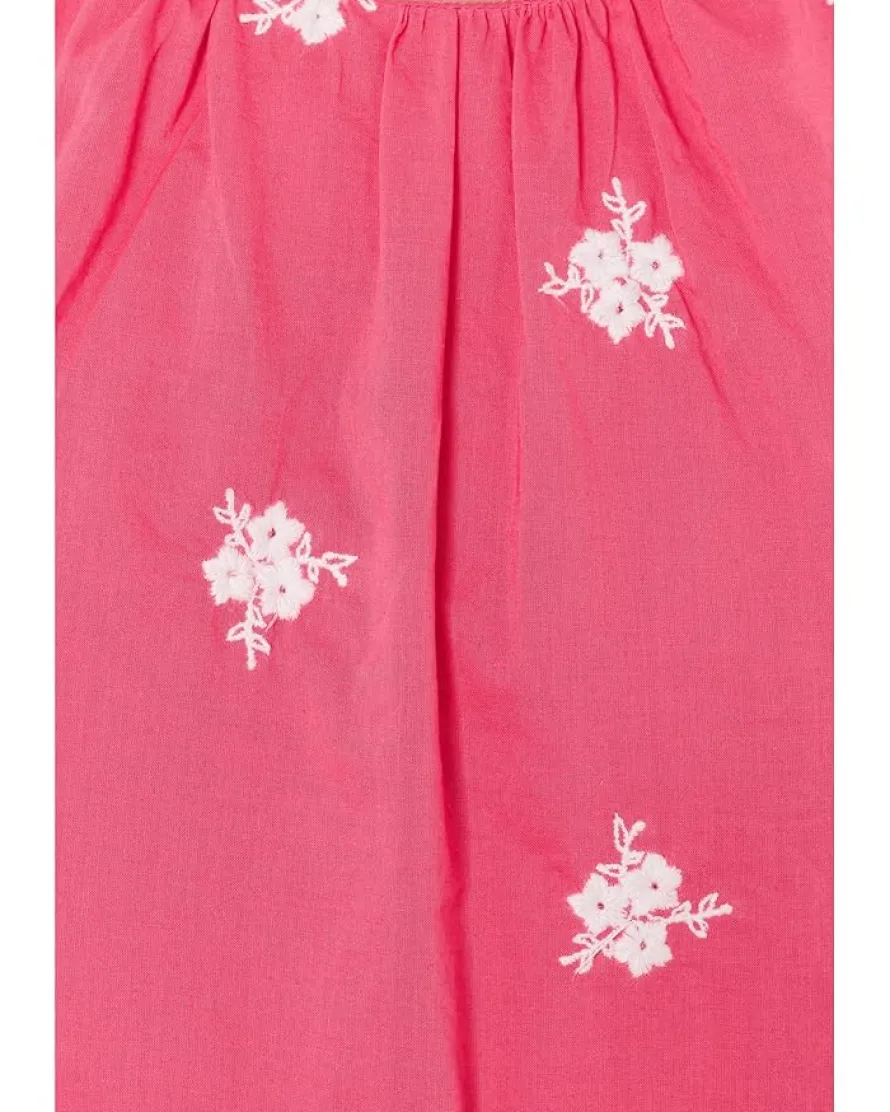 CeCe Embroidered 3/4 Sleeve Top Women's