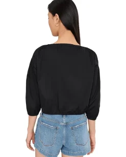 CeCe Long Sleeve Dropped Shoulder Bubble Top Women's