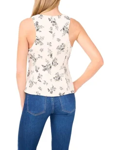 CeCe Shirred Sleeveless Tank Women's