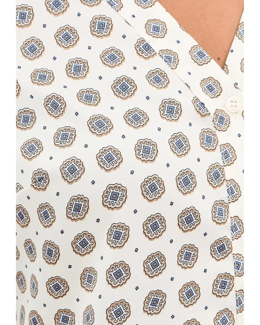 CeCe V-Neck Button Down Tie Sleeve Top Women's