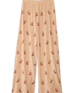 Chaser Kids Reindeer Snow Wide Leg Pants (Toddler/Little Kids)