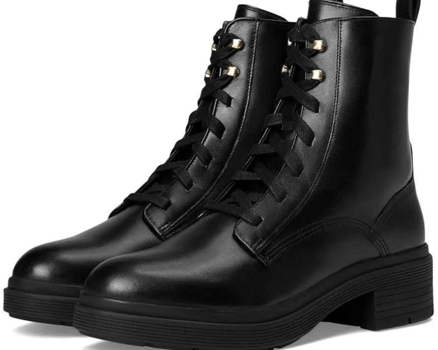 Cole Haan Cherise Lace-Up Lug Boots Women's
