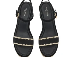 Cole Haan Cloudfeel Asbury Espadrille Wedge Sandals Women's