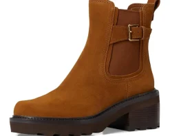 Cole Haan Shibley Waterproof Lug Buckle Booties Women's