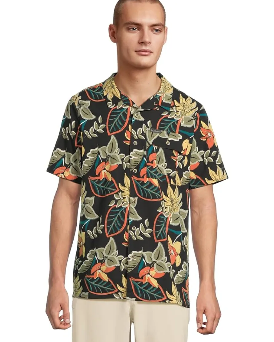 Columbia Tech Trail Utility Printed Woven Short Sleeve Men's