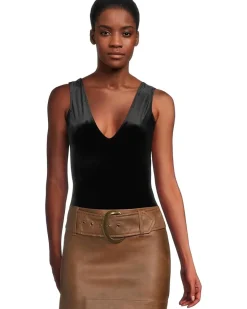 Commando Velvet Deep-V Bodysuit Women's