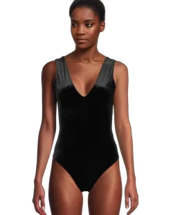 Commando Velvet Deep-V Bodysuit Women's