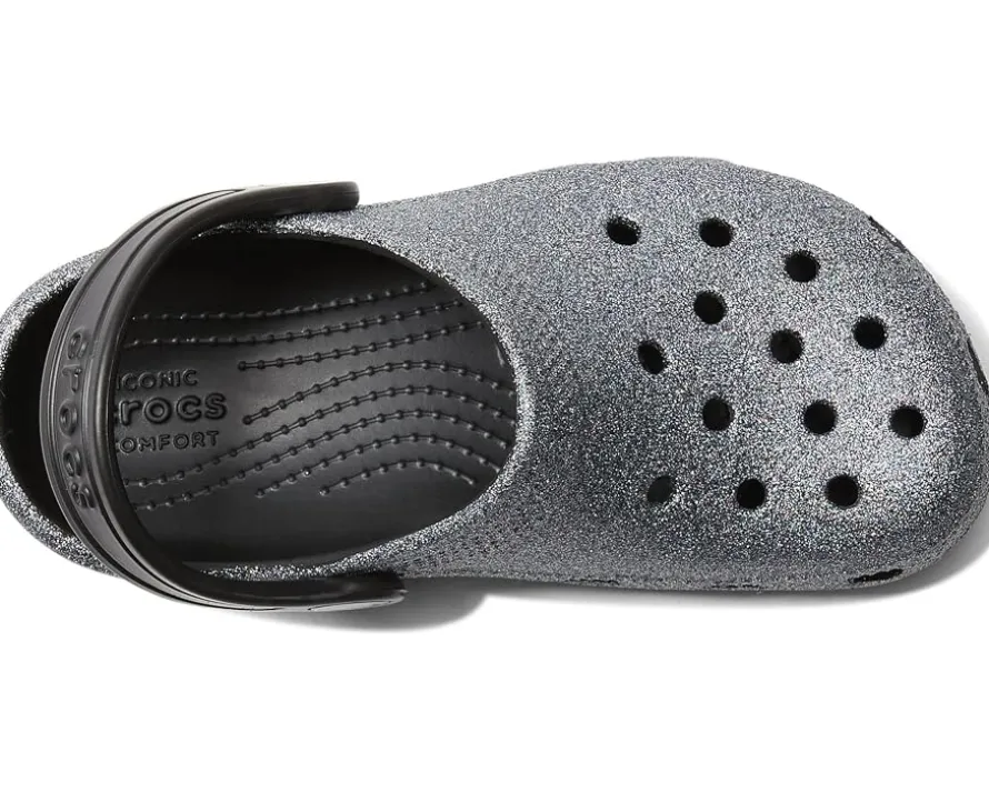 Crocs Kids Classic Glitter Clogs (Little Kid/Big Kid)
