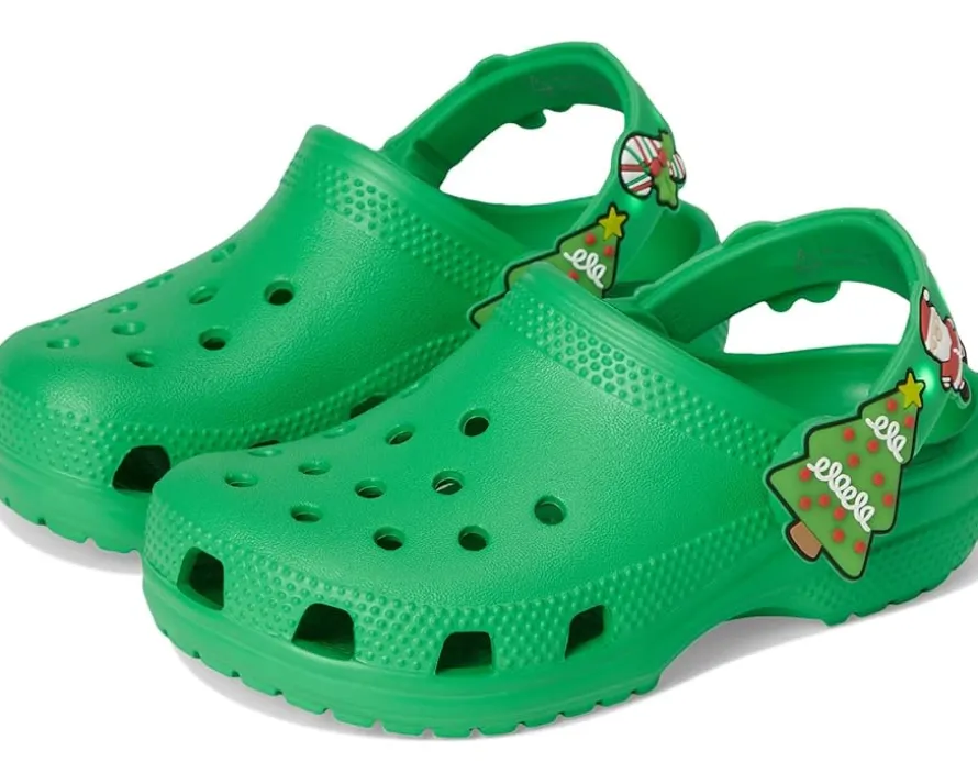 Crocs Kids Classic Holiday Lights Clogs (Toddler)