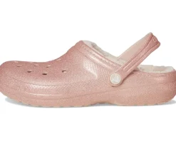 Crocs Kids Classic Lined Glitter Clogs (Little Kid/Big Kid)