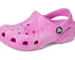 Crocs Kids Classic Marbled Tie-Dye Clogs (Toddler)