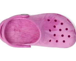 Crocs Kids Classic Marbled Tie-Dye Clogs (Toddler)
