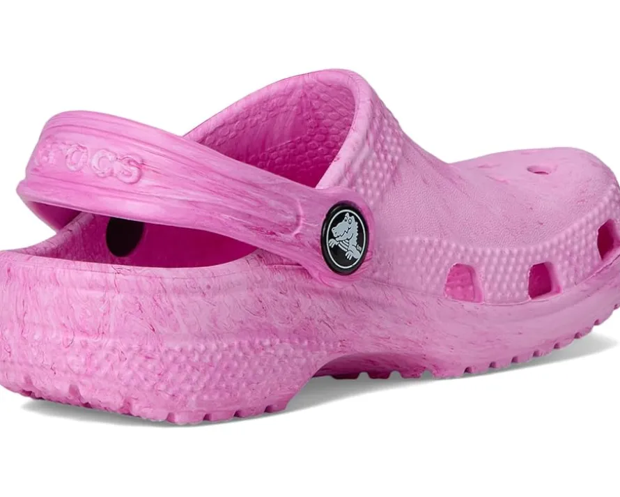 Crocs Kids Classic Marbled Tie-Dye Clogs (Toddler)
