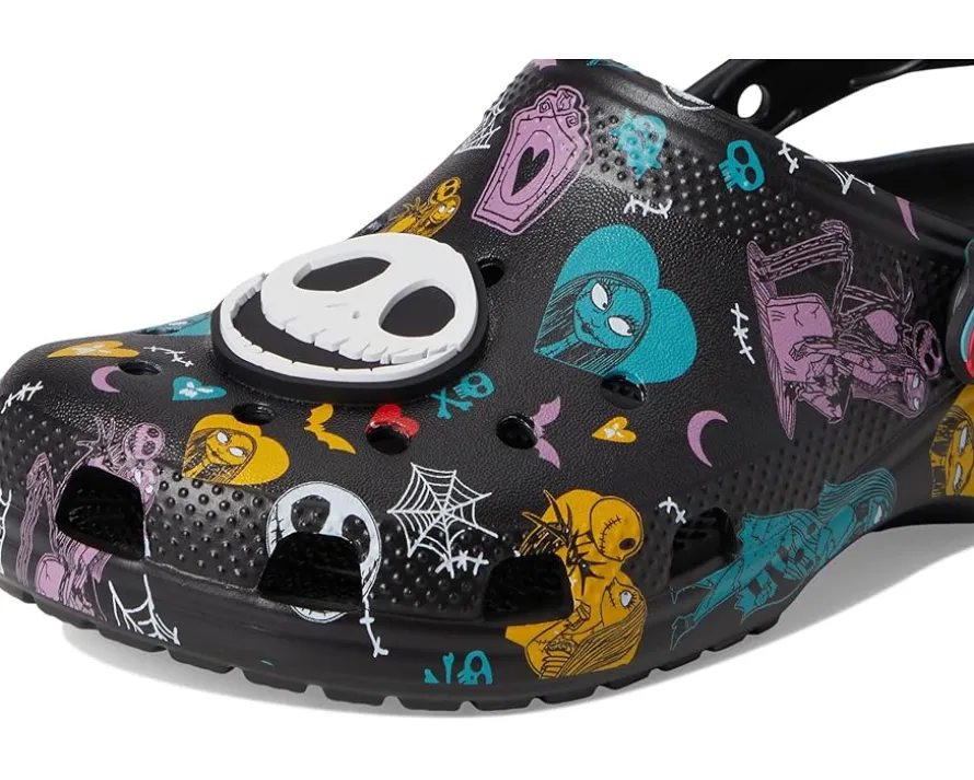 Crocs Kids Jack Skellington Nightmare Before Christmas Classic Clogs (Little Kid/Big Kid)