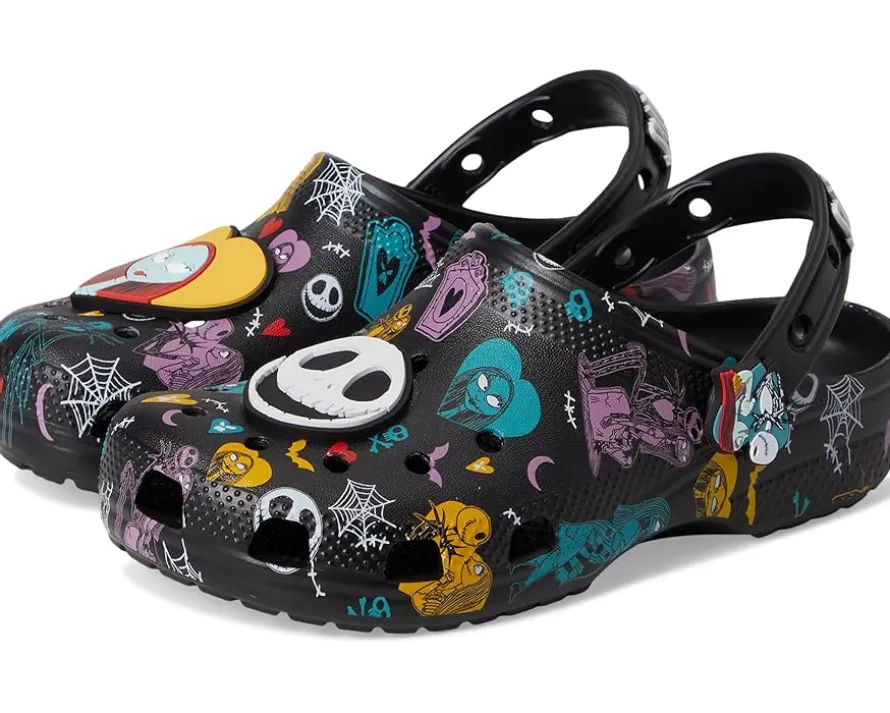 Crocs Kids Jack Skellington Nightmare Before Christmas Classic Clogs (Little Kid/Big Kid)