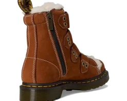 Dr. Martens 1460 Lace To Toe Fur Lined Boots Women's