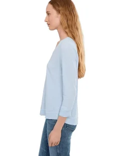 Elliott Lauren Garment Dye Tees - V-Neck 3/4 Sleeve Tee Women's