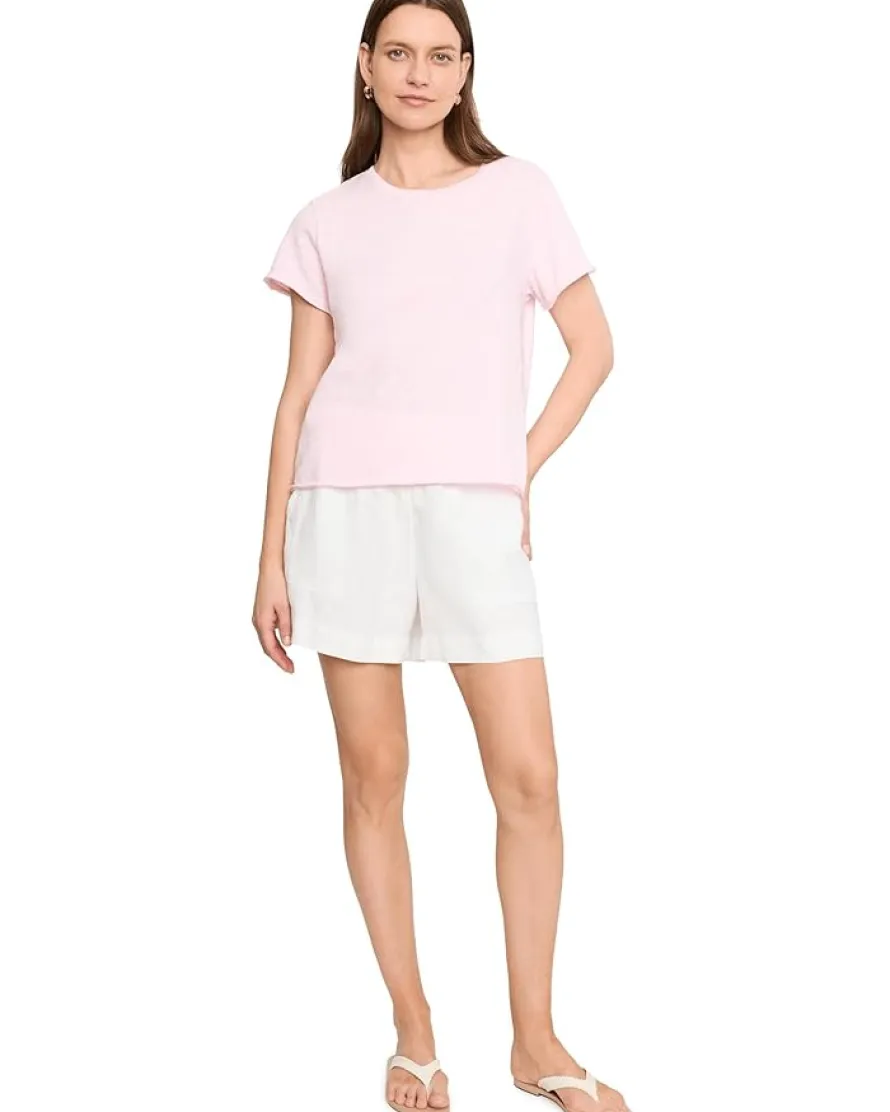 Elliott Lauren Garment Dye Tees - Short Sleeve Crew Neck Tee Women's
