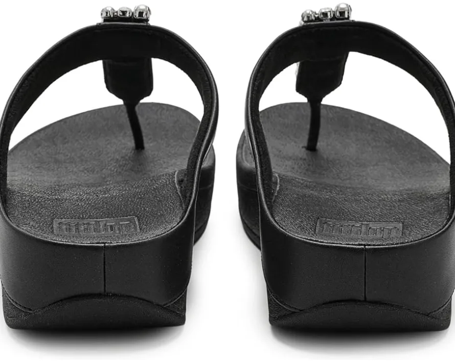 FitFlop Fino Pearls-and-crystal Toe-post Sandals Women's