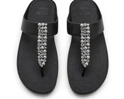 FitFlop Fino Pearls-and-crystal Toe-post Sandals Women's
