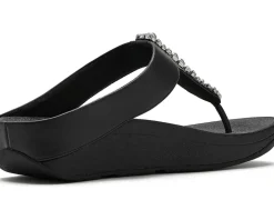 FitFlop Fino Pearls-and-crystal Toe-post Sandals Women's